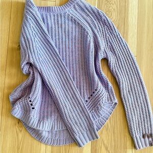 Maxine of Hollywood Lavender Knit Sweater
